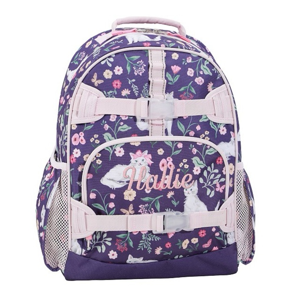 SMALL - Mackenzie Kitty Floral Backpack